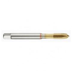 1-1/4-7 2B 4-Flute PM Cobalt Red Ring Spiral Point Plug Tap-TiN - Exact Tool & Supply