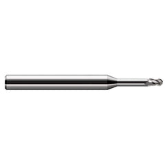 Harvey Tool - Ball End Mills; Mill Diameter (mm): 1.20 ; Mill Diameter (Inch): 3/64 ; Mill Diameter (Decimal Inch): 0.0470 ; Number of Flutes: 3 ; Length of Cut (mm): 1.8000 ; Length of Cut (Decimal Inch): 0.0710 - Exact Tool & Supply