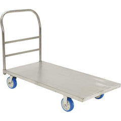 Vestil - 2,000 Lb Capacity Steel Platform Truck - 24" OAW - Exact Tool & Supply