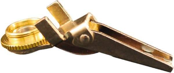 Milton - 150 Max psi Closed Check Brass Air Chuck - Clip On Chuck, Lock-On - Exact Tool & Supply