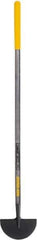True Temper - 4-3/4" High x 9" Wide Round Steel Spade - 48" Long Wood Straight Handle, Front Turned - Exact Tool & Supply