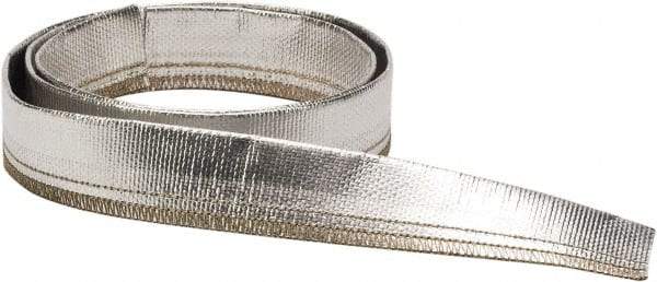 Atlantex - 2-1/2" ID Silver Radiant Heat Shield for Hoses - 25' Long, -40 to 425°F - Exact Tool & Supply