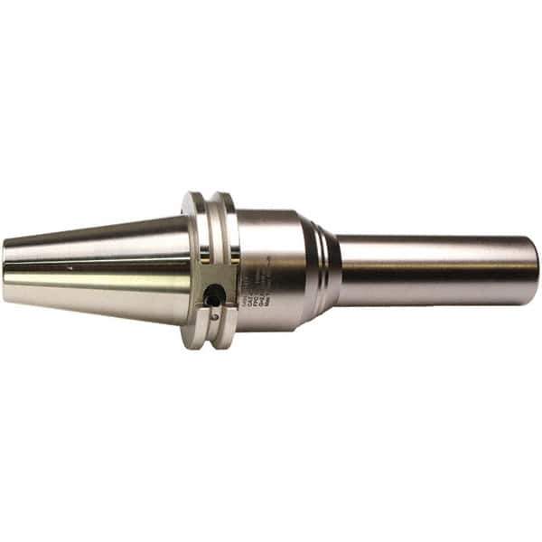 Emuge - CAT40 Taper Shank, 9/16" Hole Diam x 30mm Nose Diam Milling Chuck - 148mm Projection, Through-Spindle Coolant, Balanced to 20,000 RPM - Exact Tool & Supply
