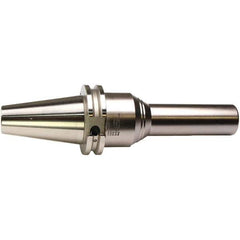 Emuge - CAT40 Taper Shank, 9/16" Hole Diam x 30mm Nose Diam Milling Chuck - 148mm Projection, Through-Spindle Coolant, Balanced to 20,000 RPM - Exact Tool & Supply