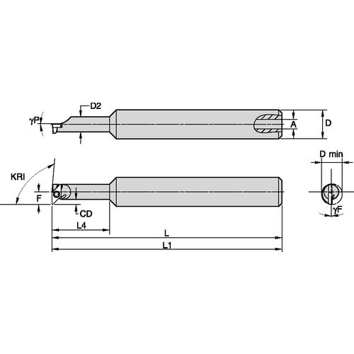 CSPM71225225L STEEL SHANK PROFILING - Exact Tool & Supply