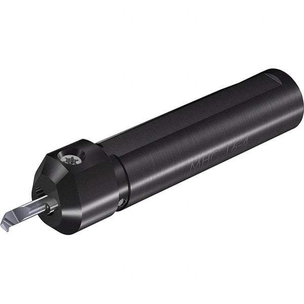 Vargus - Internal Thread, Neutral Cut, 12mm Shank Width x 12mm Shank Height Indexable Threading Toolholder - 70mm OAL, MS4, yes Insert Compatibility, MHC Toolholder, Series Microscope - Exact Tool & Supply