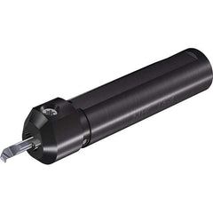 Vargus - Internal Thread, Neutral Cut, 12mm Shank Width x 12mm Shank Height Indexable Threading Toolholder - 70mm OAL, M6, MS6 Insert Compatibility, MHC Toolholder, Series Microscope - Exact Tool & Supply