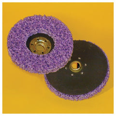 ‎4 1/2 in × 5/8-11 TN Quick-Change Clean & Strip XT Disc SXCS Purple Alt Mfg # 33194 - Exact Tool & Supply