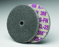 8 x 1/4 x 1/2" - 2SFIN Grade - Scotch-Brite™ EXL Unitized Deburring Wheel - Exact Tool & Supply