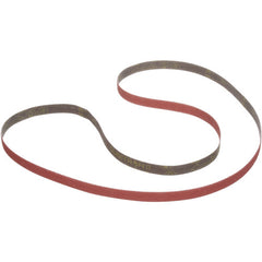 3M Cubitron II Cloth Belt 984F 120+ YF-weight 1/2″ × 84″ Film-lok Single-flex Scallop A - Exact Tool & Supply