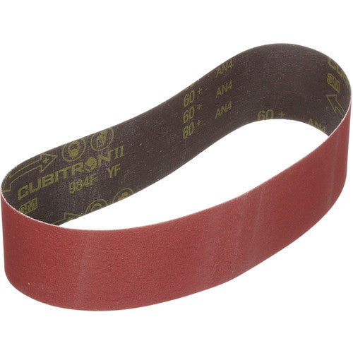 3M Cubitron II Cloth Belt 984F 60+ YF-weight 4″ × 156″ - Exact Tool & Supply