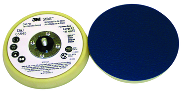 5 x 3/8" - 5/16-24 External Stikit(TM) Low Profile Disc Pad - Exact Tool & Supply