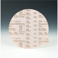 3M Diamond Microfinishing Film PSA Disc 675L 125 Mic 6″ × 1/2″ - Exact Tool & Supply