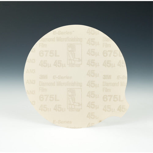 3M Hookit Diamond Microfinishing Film Disc 675L 45 Mic 5″ x NH Die 500LG - Exact Tool & Supply