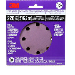 ‎3M Pro Grade Sanding Discs 88525NA-9-B 5″ × 8 Hole 220 grit - Exact Tool & Supply
