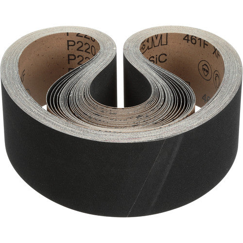 3M Cloth Belt 461F P80 YF-weight 4″ × 36″ Fabri-lok Single-flex - Exact Tool & Supply