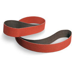 3M Cubitron ll Cloth Belt 947A 120+ X-weight 3/4″ × 100″ Film-lok Special Full-flex Scallop A - Exact Tool & Supply