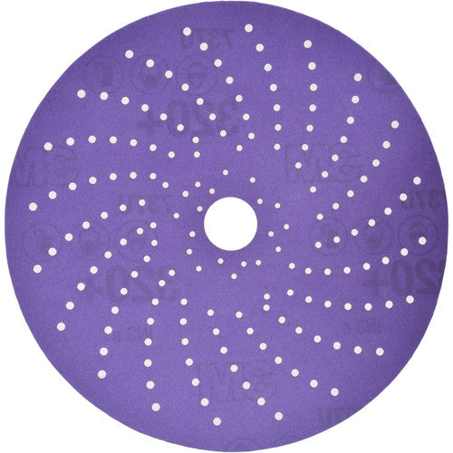 3M Cubitron II Hookit Clean Sanding Abrasive Disc 31483 6″ 320+ grade - Exact Tool & Supply