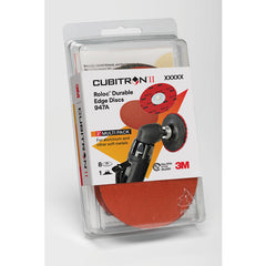 3M Cubitron II Roloc Durable Edge Disc 947A 87185 TR Maroon 3″ Die R300V - Exact Tool & Supply