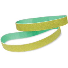3M Diamond Cloth Belt 674W 120 Mesh Light Yellow 1/2″ × 18″ - Exact Tool & Supply