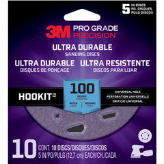 ‎3M Pro Grade Precision Ultra Durable Universal Hole Sanding Disc DUH5100TRI-10I 5″ UH 100 - Exact Tool & Supply
