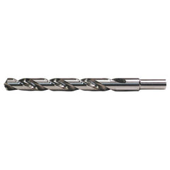 1/2 RHS / RHC HSS 118 Degree Radial Point General Purpose Jobber Length Drill - Bright - Exact Tool & Supply