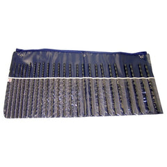 ‎1/8-1/2 RHS / RHC HSS 118 Degree Notched Point Heavy Duty Extra Long Drill Set - Steam Oxide - Exact Tool & Supply