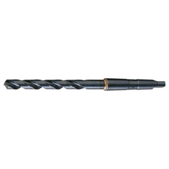 1 RHS / RHC HSS 118 Degree Radial Point General Purpose Taper Shank Drill - Steam Oxide - Exact Tool & Supply