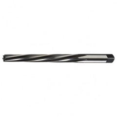 #9 LHS / RHC HSS Straight Shank Helical Flute Taper Pin Reamer - Bright - Exact Tool & Supply