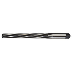 #4/0 LHS / RHC HSS Straight Shank Helical Flute Taper Pin Reamer - Bright - Exact Tool & Supply