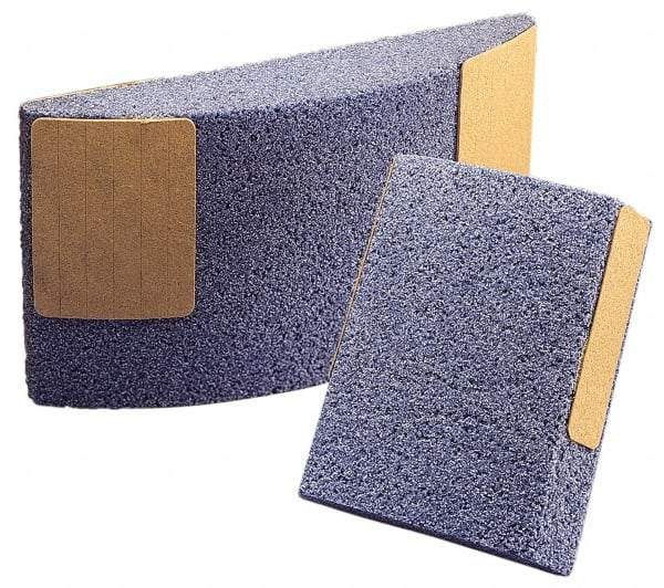Norton - 11-1/4" Wide x 6" High x 2-1/4" Thick Grinding Segment - Aluminum Oxide, 30 Grit, Hardness G, Blue Print No. ME30777 - Exact Tool & Supply