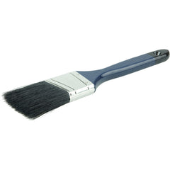 2″ Angled Sash Brush, Black China Bristle, 2-1/4″ Trim Length, Blue Foam Handle - Exact Tool & Supply