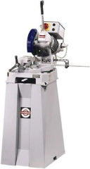 Dake - 1 Cutting Speed, 10" Blade Diam, Cold Saw - 44 RPM Blade Speed, Floor Machine, 1 Phase, Compatible with Ferrous/Non-Ferrous Material - Exact Tool & Supply