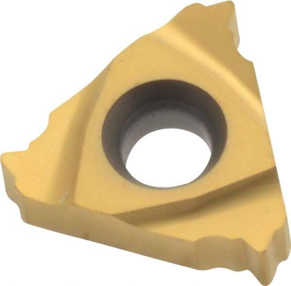 Seco - 16ER External Right Hand 14 UNJ Laydown Threading Insert - Grade CP500, TiAlN/TiN Coated Carbide - Exact Tool & Supply