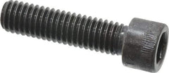 Made in USA - 3/8-16 UNC Hex Socket Drive, Socket Cap Screw - Alloy Steel, Black Oxide Finish, Fully Threaded, 1-1/2" Length Under Head - Exact Tool & Supply