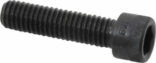 Made in USA - 7/16-14 UNC Hex Socket Drive, Socket Cap Screw - Alloy Steel, Black Oxide Finish, Fully Threaded, 1-3/4" Length Under Head - Exact Tool & Supply