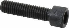 Made in USA - 7/16-14 UNC Hex Socket Drive, Socket Cap Screw - Alloy Steel, Black Oxide Finish, Fully Threaded, 1-3/4" Length Under Head - Exact Tool & Supply