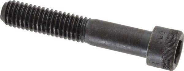 Made in USA - 7/16-14 UNC Hex Socket Drive, Socket Cap Screw - Alloy Steel, Black Oxide Finish, Partially Threaded, 2-1/2" Length Under Head - Exact Tool & Supply