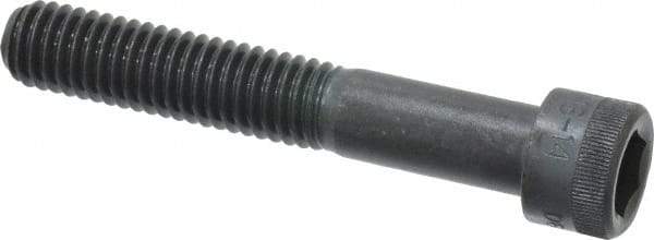 Made in USA - 7/16-14 UNC Hex Socket Drive, Socket Cap Screw - Alloy Steel, Black Oxide Finish, Partially Threaded, 2-3/4" Length Under Head - Exact Tool & Supply