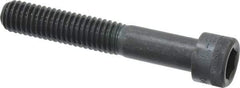 Made in USA - 7/16-14 UNC Hex Socket Drive, Socket Cap Screw - Alloy Steel, Black Oxide Finish, Partially Threaded, 2-3/4" Length Under Head - Exact Tool & Supply