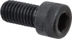 Made in USA - 1/2-13 UNC Hex Socket Drive, Socket Cap Screw - Alloy Steel, Black Oxide Finish, Fully Threaded, 1" Length Under Head - Exact Tool & Supply