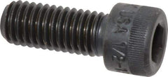 Made in USA - 1/2-13 UNC Hex Socket Drive, Socket Cap Screw - Alloy Steel, Black Oxide Finish, Fully Threaded, 1-1/4" Length Under Head - Exact Tool & Supply