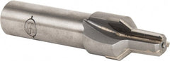 Scientific Cutting Tools - 0.347" Diam, 0.318" Small End Diam, 1/2" Straight Shank, 1.092" Flute, Taper Pipe Reamer - Exact Tool & Supply