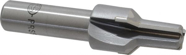 Scientific Cutting Tools - 0.45" Diam, 0.409" Small End Diam, 1/2" Straight Shank, 1.405" Flute, Taper Pipe Reamer - Exact Tool & Supply