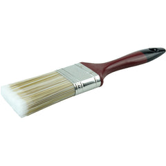 2″ Varnish Brush, Poly/Nylon Fill, 2-3/4″ Trim Length, Red Foam Handle - Exact Tool & Supply