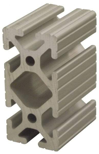 80/20 Inc. - 97 Inches Long x 3 Inches Wide x 1.5 Inches High, T Slotted Aluminum Extrusion - 2.0798 Square Inches, Clear Anodized Finish - Exact Tool & Supply