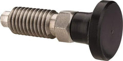 Gibraltar - M10x1.5, 20mm Thread Length, 0.236" Max Plunger Diam, 0.22 Lb Init to 2.02 Lb Final End Force, Knob Handle Plunger - Delrin Knob, 0.98" Body Length, 0.79" Length Under Head/Shoulder, 0.196" Plunger Projection - Exact Tool & Supply