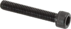 Value Collection - #8-36 UNF Hex Socket Drive, Socket Cap Screw - Alloy Steel, Black Oxide Finish, Fully Threaded, 1" Length Under Head - Exact Tool & Supply