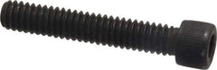 Value Collection - #12-24 UNC Hex Socket Drive, Socket Cap Screw - Alloy Steel, Black Oxide Finish, Fully Threaded, 1-1/4" Length Under Head - Exact Tool & Supply