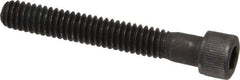 Value Collection - #12-24 UNC Hex Socket Drive, Socket Cap Screw - Alloy Steel, Black Oxide Finish, Partially Threaded, 1-1/2" Length Under Head - Exact Tool & Supply